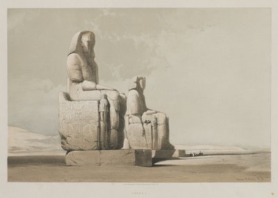 Egypt a Núbie, svazek I: Théby, 1846. od Louis Haghe