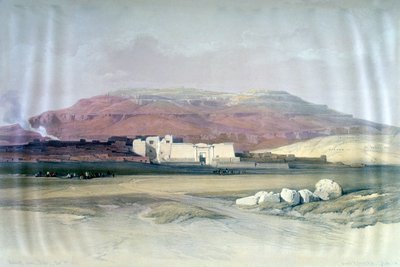 Medinet Abou, Théby, 8. prosince 1832, Egypt, 19. století od Louis Haghe