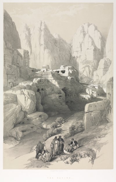 Svatá země, Sýrie, Idumea, Arábie, Egypt a Núbie: Petra od Louis Haghe