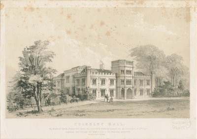 Wolseley Hall: ocelorytina, nd [c 1830] (tisk) od Louis Haghe