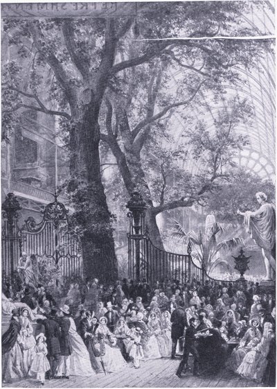 Interiér Velké mezinárodní výstavy 1851, z Cassell