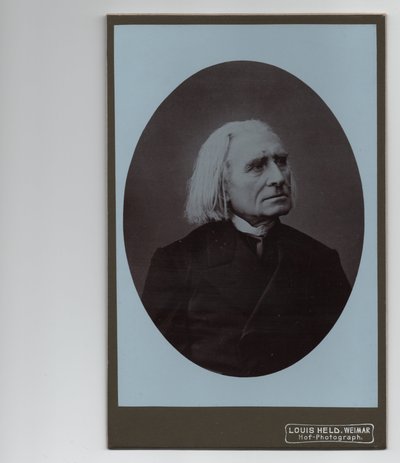 Franz Liszt (1811-1886) (1880, fotografie) od Louis Held