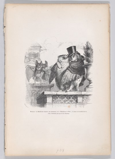 Vévodkyně zpívá nokturno s vévodou... ze Scenes from the Private a..., ca. 1837-47. od Louis Henri Brévière