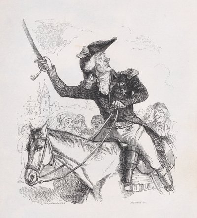 Markýz z Carabas z The Complete Works of Béranger, 1836. od Louis Henri Brévière