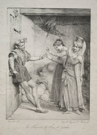 Snoubenka krále Garbe, 1800. od Louise Marie Jeanne Hersent