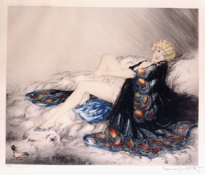 Hedvábný župan od Louis Icart