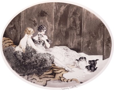Rozlité mléko od Louis Icart