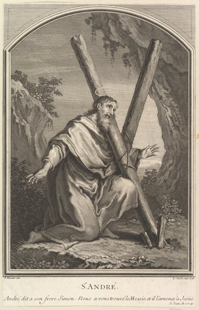 Svatý Ondřej, 1726. od Louis Jacob