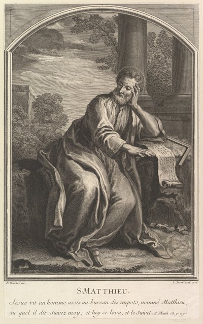 Svatý Matěj, 1726. od Louis Jacob