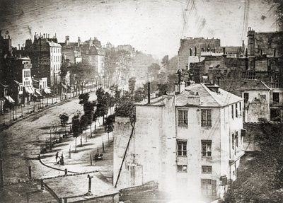 Boulevard du Temple od Daguerre od Louis Jacques Mande Daguerre