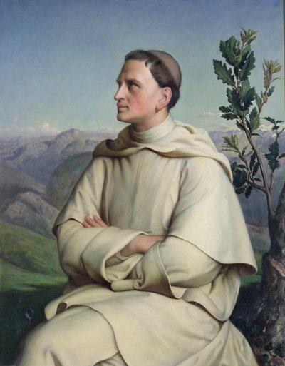 Henri Lacordaire (1802-61) v Sorreze, 1847 od Louis Janmot