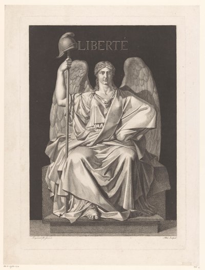 Alegorické znázornění svobody Liberté (název na objektu) od Louis Jean Allais