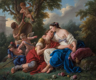 Rinaldo a Armida od Louis Jean François Lagrenée