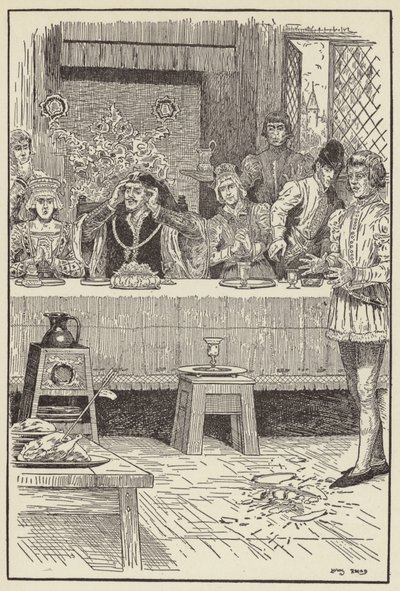 Otevřeným oknem prosvištěl šíp od Louis John Rhead