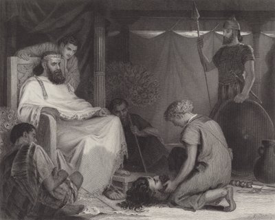 David přivedl před Saula od Louis John Rhead