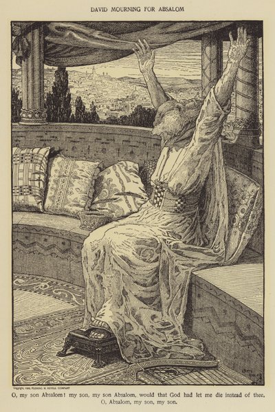 David truchlí pro Absolona od Louis John Rhead