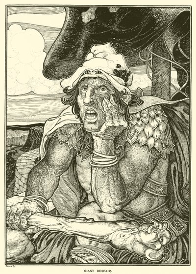 Giant Despair (rytina) od Louis John Rhead
