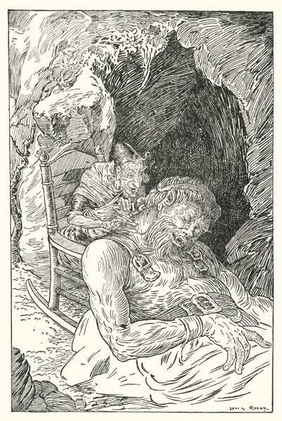 Obří zlatý vous (litho) od Louis John Rhead