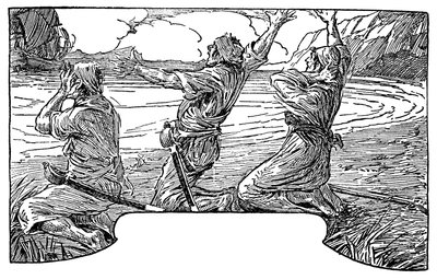 Ilustrace Louis Rhead (1857-1926) k románu „Ostrov pokladů“ od Roberta Louise Stevensona (1850-1894) 1915 od Louis John Rhead