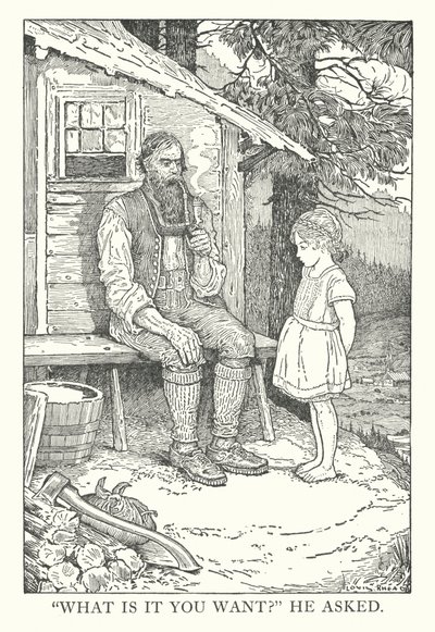 Ilustrace k Heidi od Johanny Spyri (litografie) od Louis John Rhead