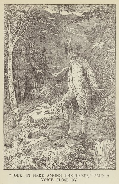 Ilustrace k filmu Uneseno od Roberta Louise Stevensona od Louis John Rhead