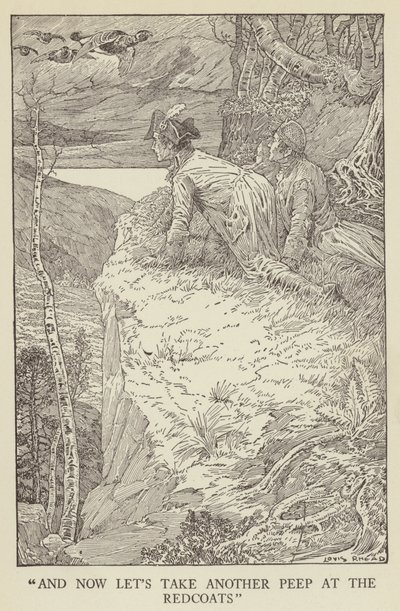 Ilustrace k filmu Uneseno od Roberta Louise Stevensona od Louis John Rhead
