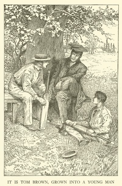 Ilustrace pro Tom Brown’s School-Days (rytina) od Louis John Rhead