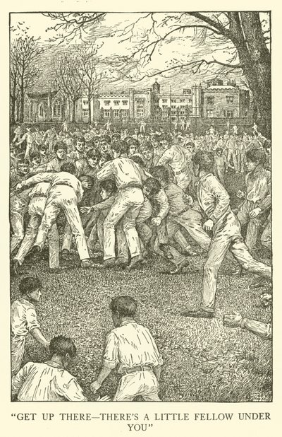 Ilustrace pro Tom Brown’s School-Days (rytina) od Louis John Rhead