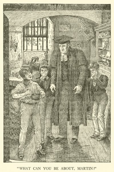 Ilustrace pro Tom Brown’s School-Days (rytina) od Louis John Rhead