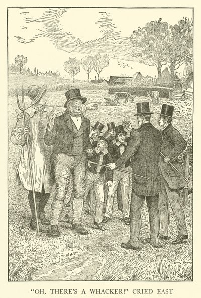 Ilustrace pro Tom Brown’s School-Days (rytina) od Louis John Rhead