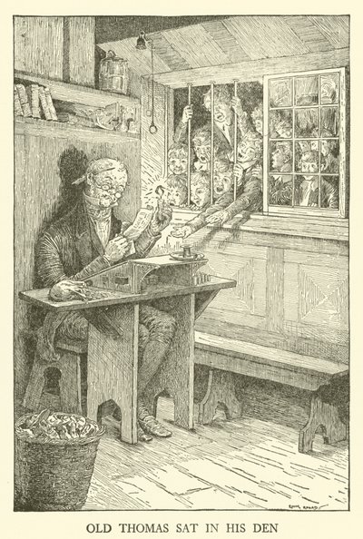 Ilustrace pro Tom Brown’s School-Days (rytina) od Louis John Rhead