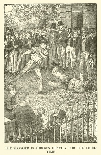 Ilustrace pro Tom Brown’s School-Days (rytina) od Louis John Rhead