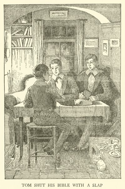 Ilustrace pro Tom Brown’s School-Days (rytina) od Louis John Rhead