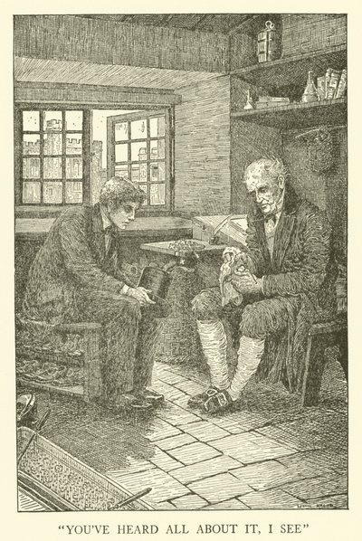 Ilustrace pro Tom Brown’s School-Days (rytina) od Louis John Rhead