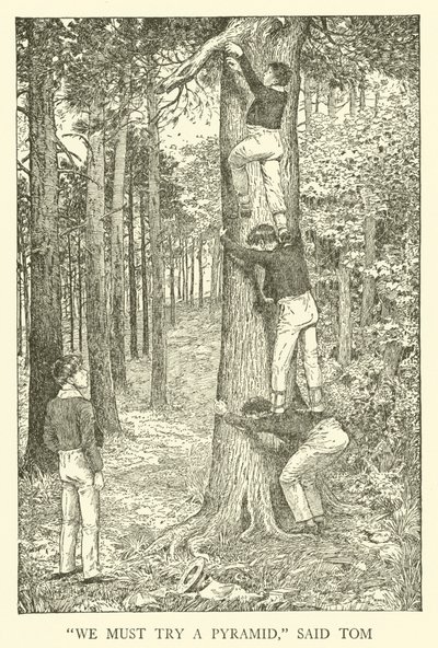 Ilustrace pro Tom Brown’s School-Days (rytina) od Louis John Rhead