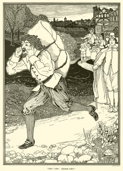 Život! Život! Věčný život! (rytina) od Louis John Rhead