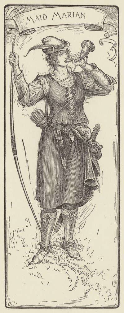 Pokojská Marian od Louis John Rhead