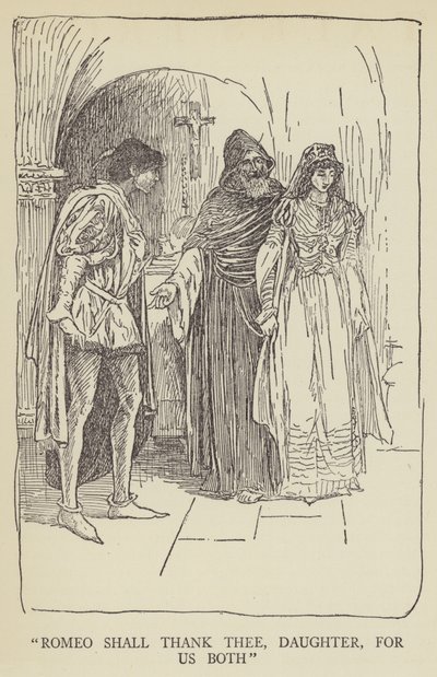 Romeo ti bude děkovat, dcero, za nás oba od Louis John Rhead