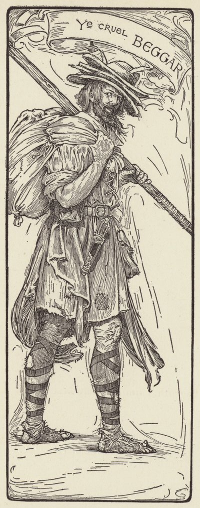 Krutý žebrák od Louis John Rhead