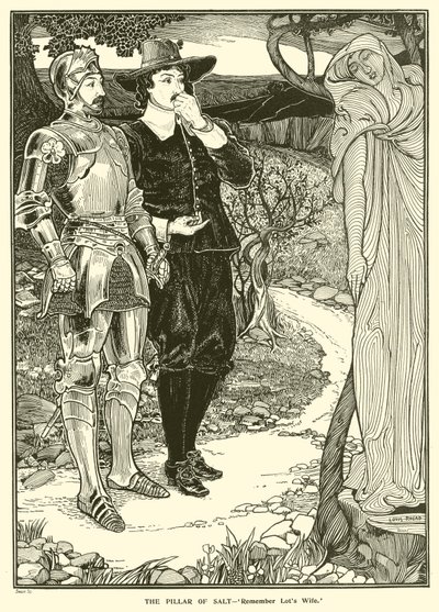 The Pillar of Salt (rytina) od Louis John Rhead
