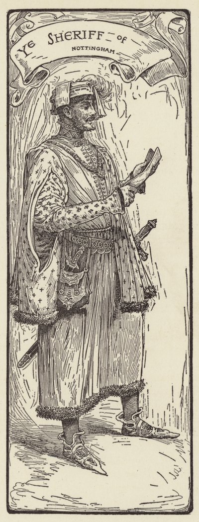 Šerif z Nottinghamu od Louis John Rhead