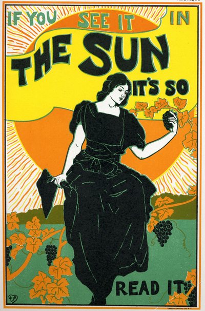 The Sun, deník, USA od Louis John Rhead