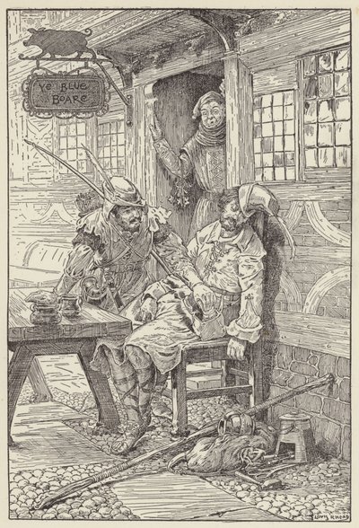 S úsměvem na tváři se natáhl a vytáhl zatykač od Louis John Rhead