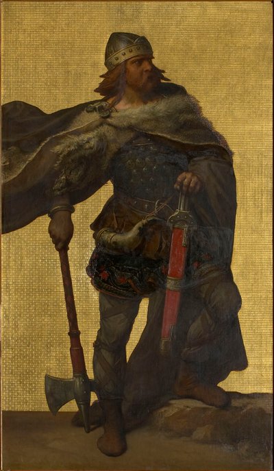 Pepin z Herstalu, 1872-1877. od Louis Joseph Gallait