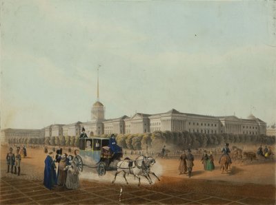 Admiralita v Petrohradu, konec 1840. od Louis Jules Arnout