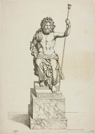 Jupiter ze sbírky M. Denona od Louis Lafitte