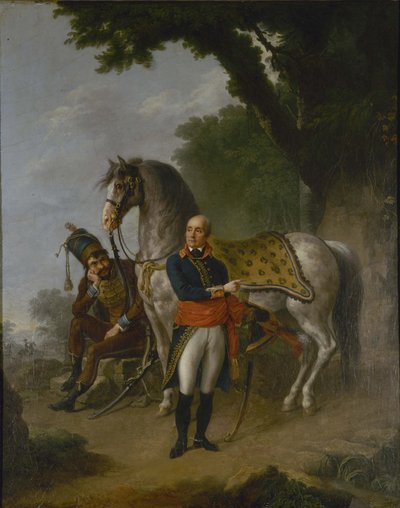 Portrét generála Josepha Marie Servan de Gerbey 1741-1808, c. 1800. od Louis Lafitte