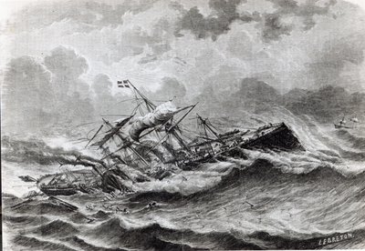 Katastrofa na Great Eastern v září 1861 od Louis Le Breton