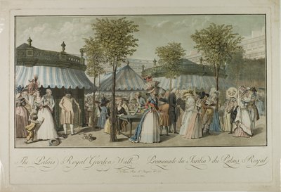 Procházka Královskou zahradou v Palais od Louis Lecoeur