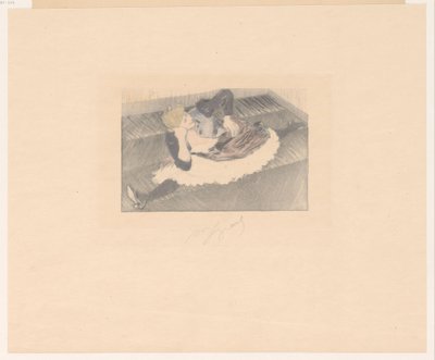 Tanečníci ve spagaat Velká propast od Louis Legrand (signed by artist)